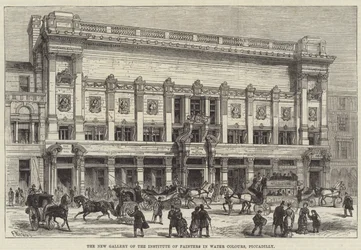 Die Neue Galerie des Instituts der Aquarellmaler, Piccadilly